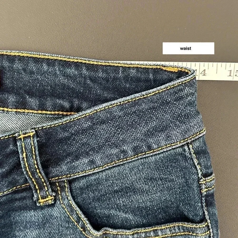 Dickies‎ Capris Juniors 3 Blue Denim Low Rise Summer Festival Retro